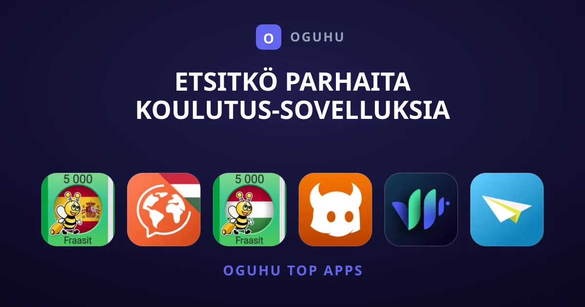 Etsitkö Parhaita Koulutus-Sovelluksia Arkeen?